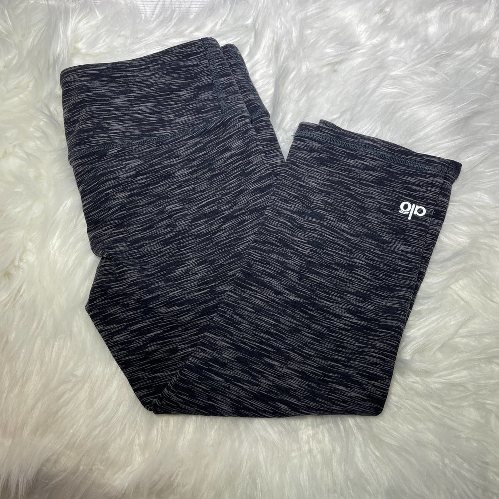 Alo Yoga Low Rise Space Dye Crop Legging